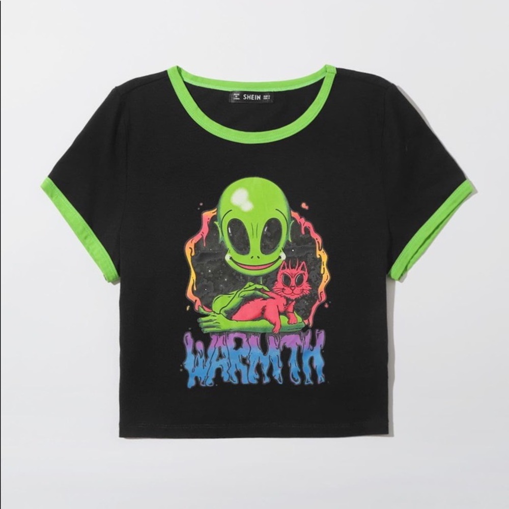 Alien ringer tee